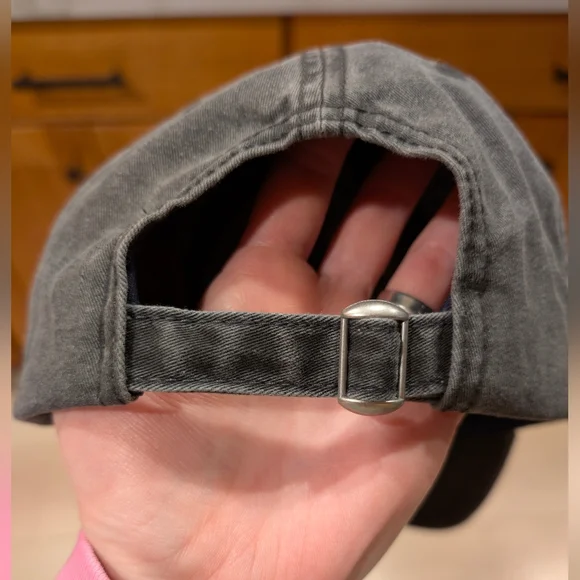 Stay Home Club Dad Hat with Embroidered Cat "Some Hard Feelings" - Picture 2 of 4